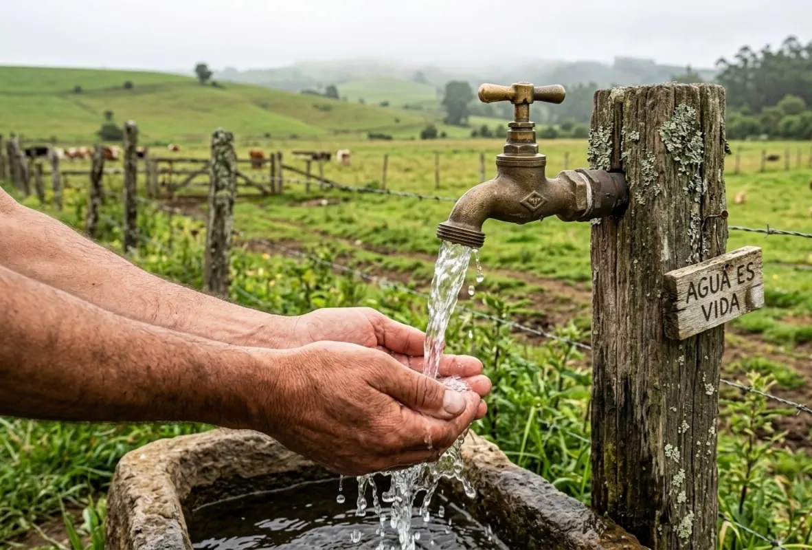 Agua potable en sector rural