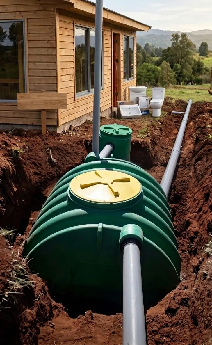 Instalación de sistema de alcantarillado particular