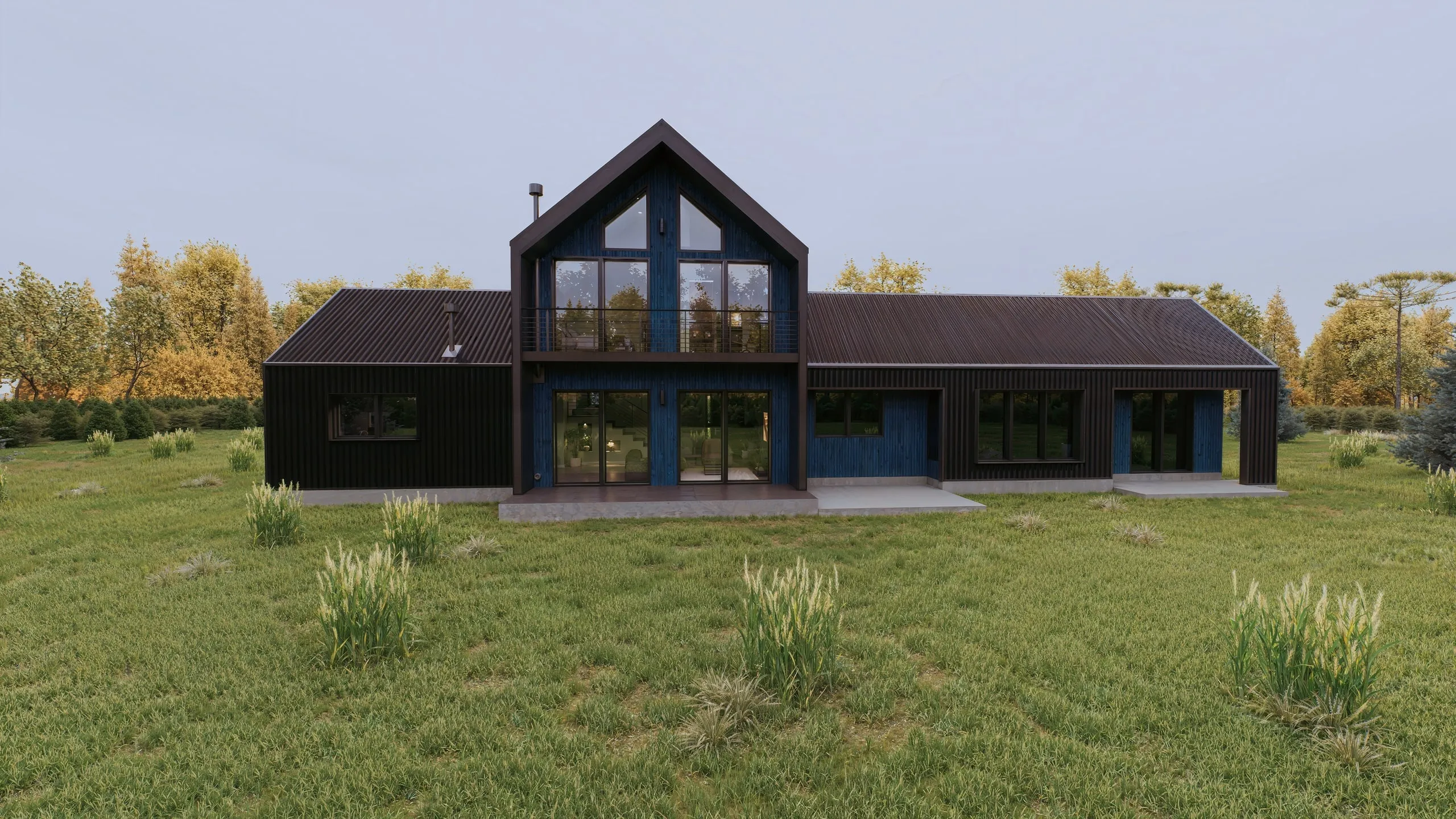 TIND-01 — fachada Azul, vista 1