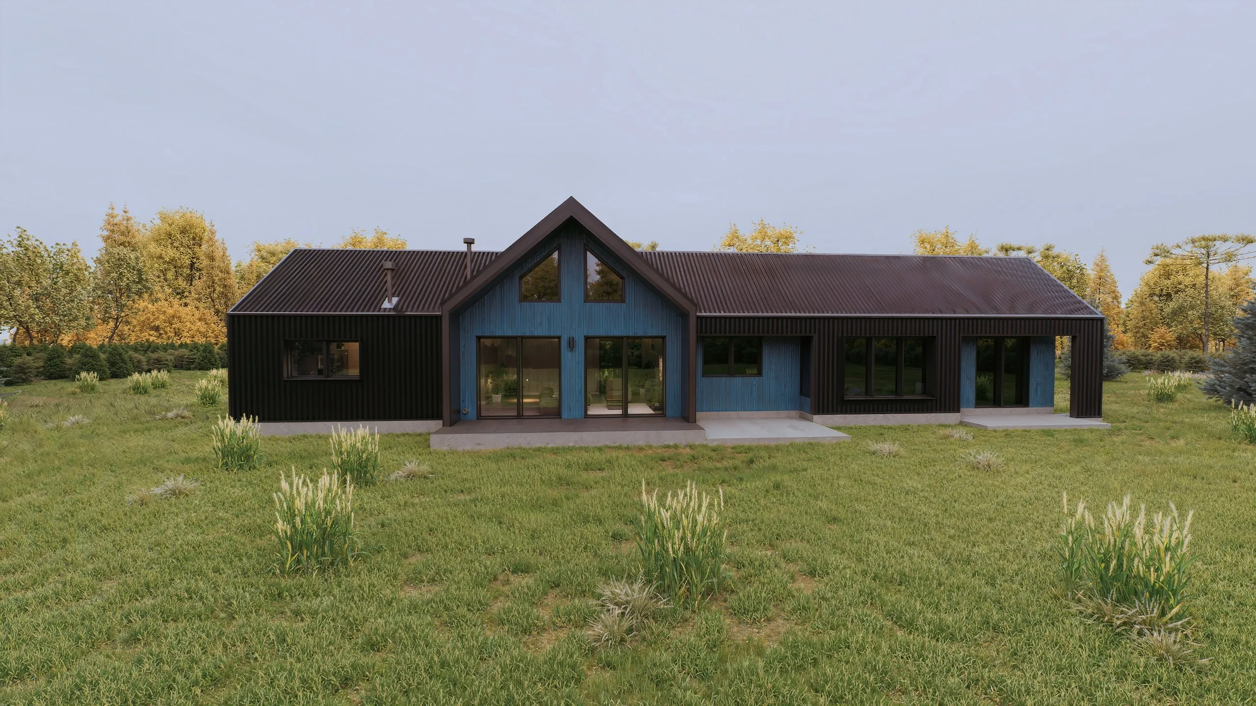 TIND-02 — fachada Azul, vista 1