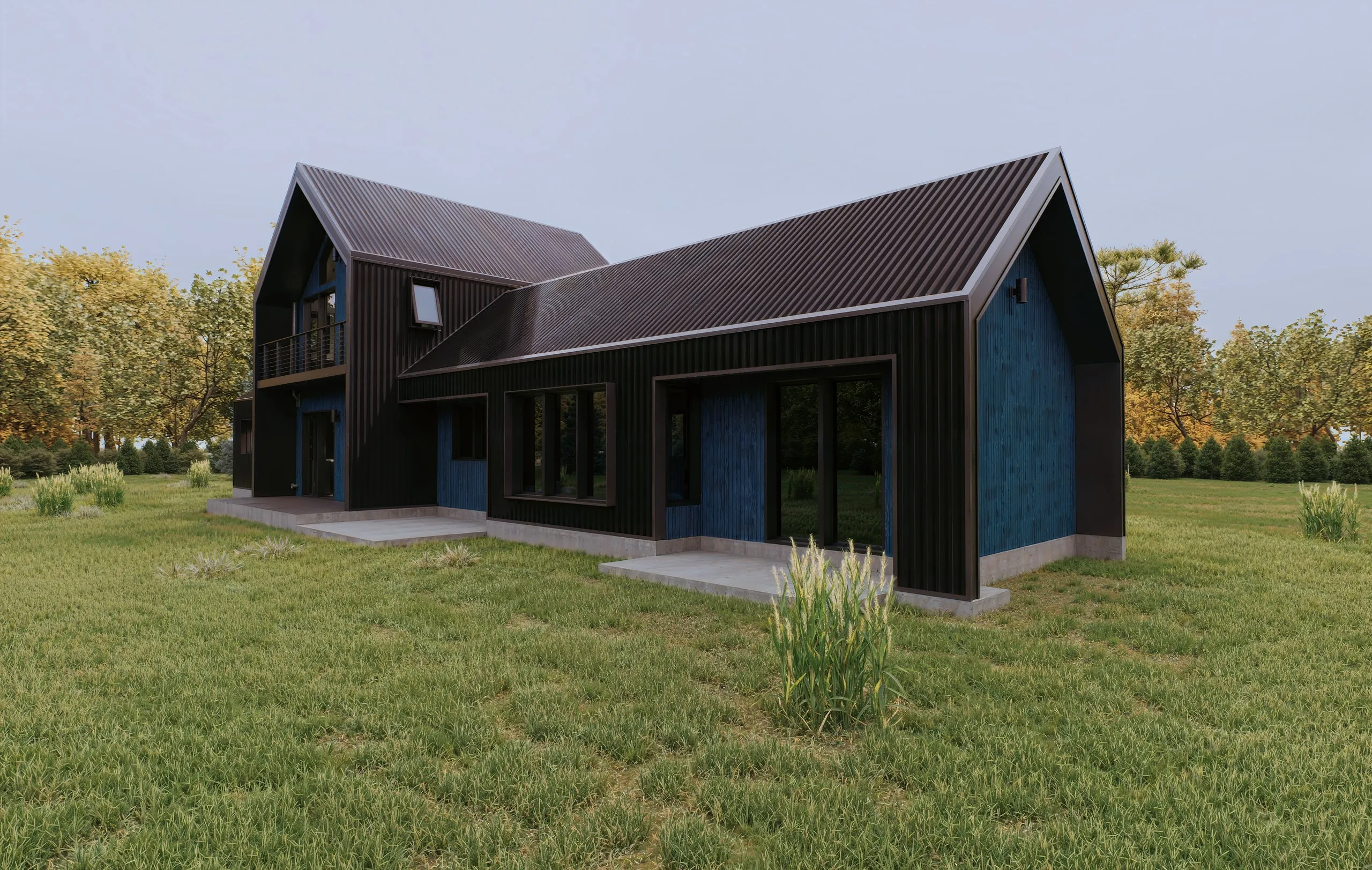 TIND-01 — fachada Azul, vista 4