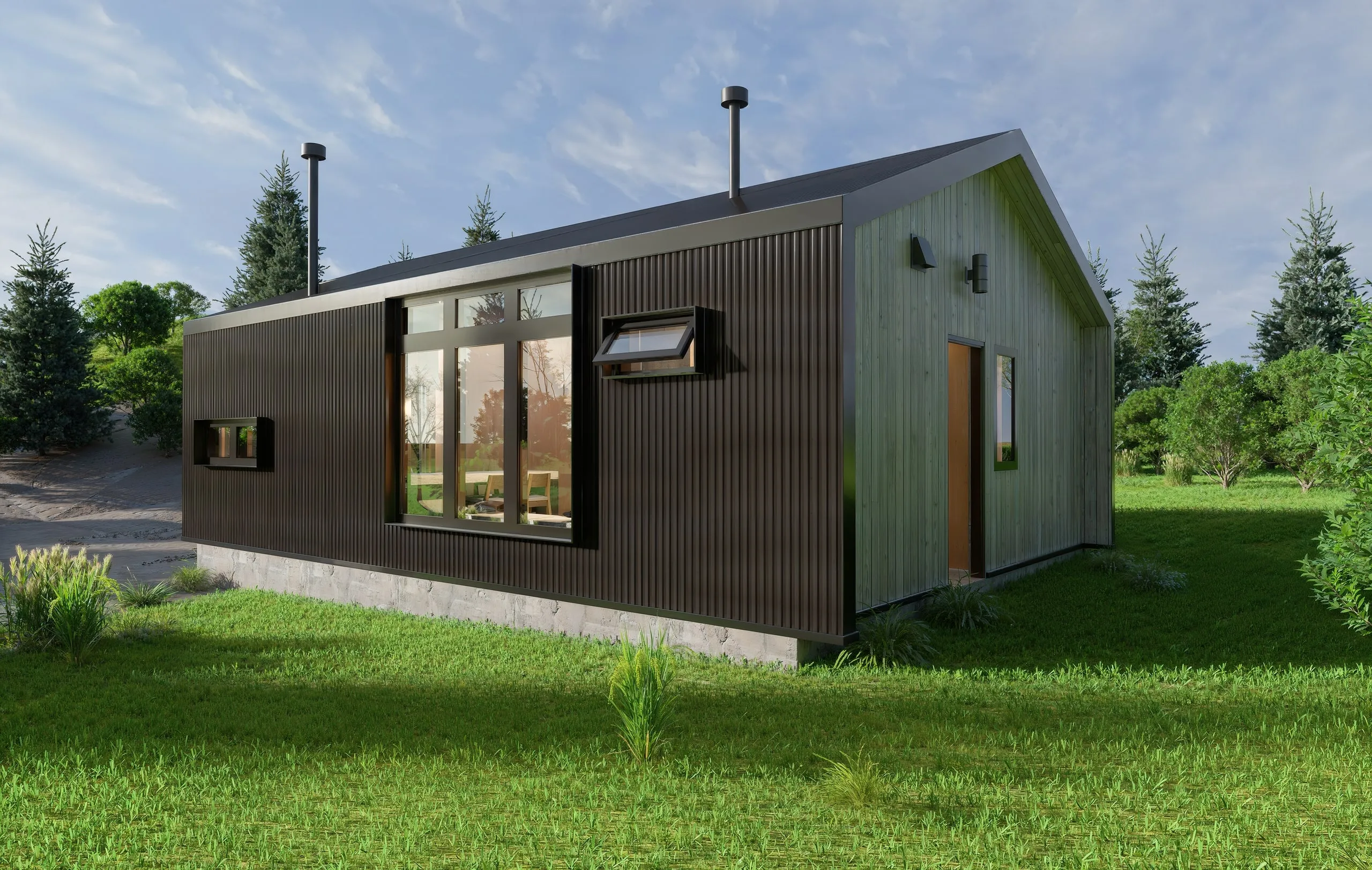 LITEN-01 — fachada Blanco, vista 3