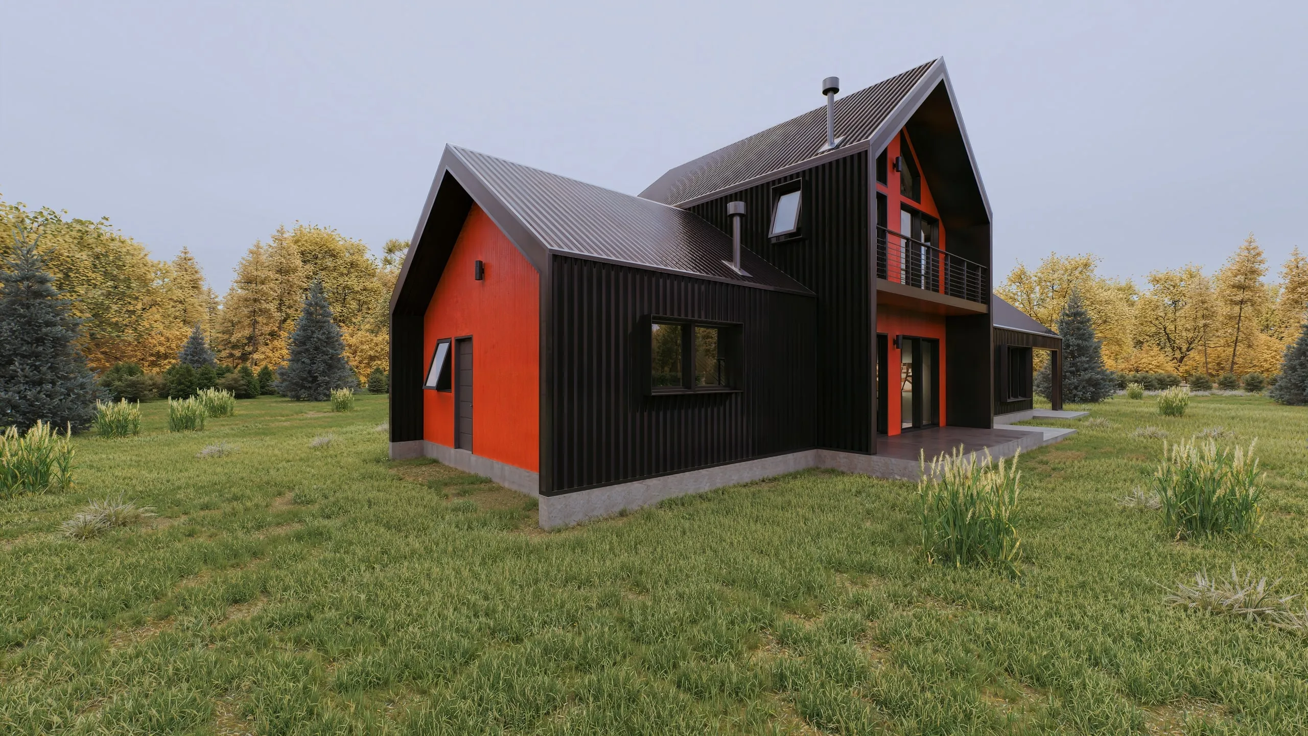 TIND-01 — fachada Rojo, vista 3