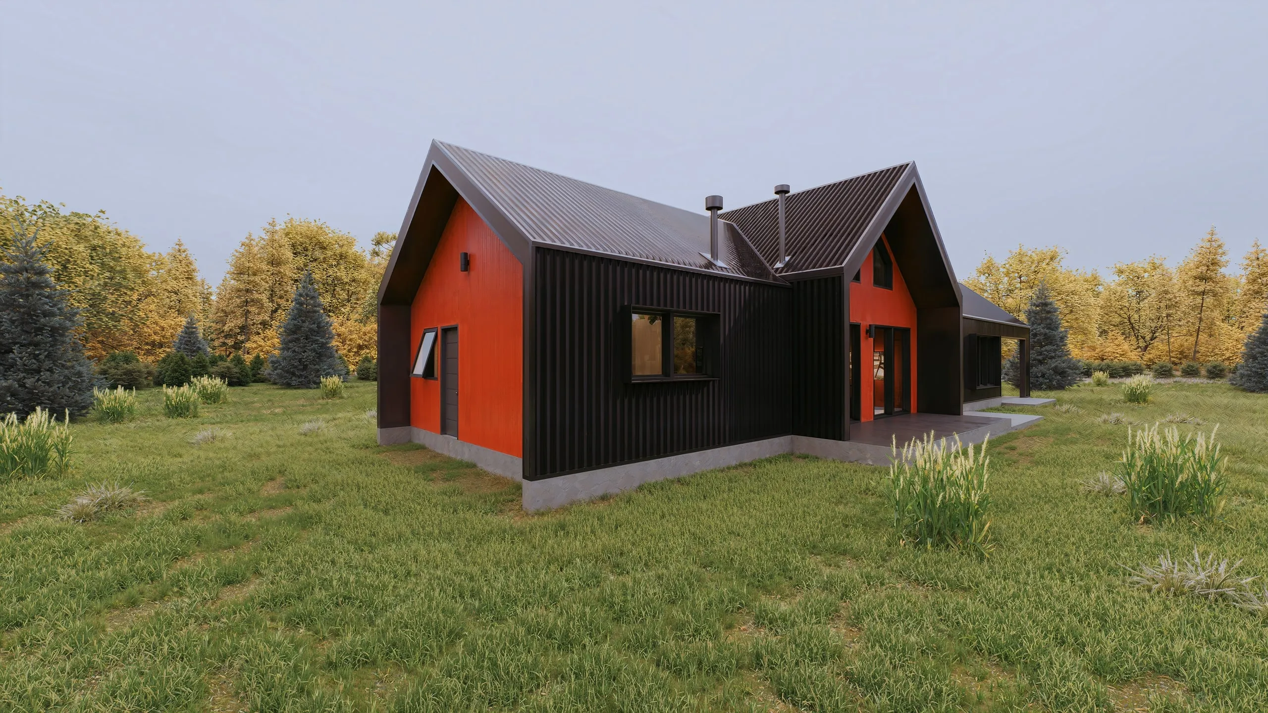TIND-02 — fachada Rojo, vista 3