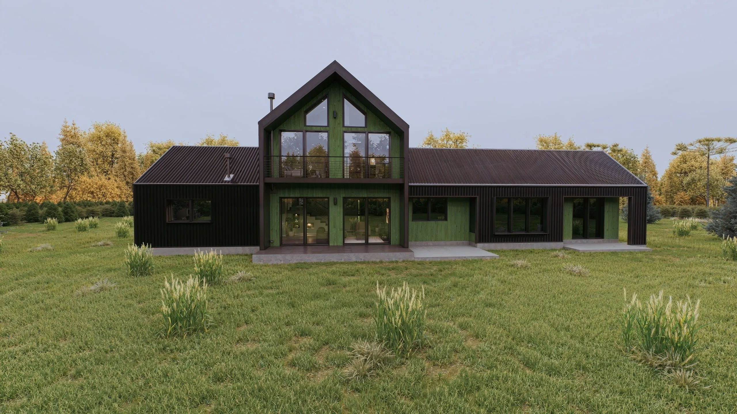 TIND-01 — fachada Verde, vista 1
