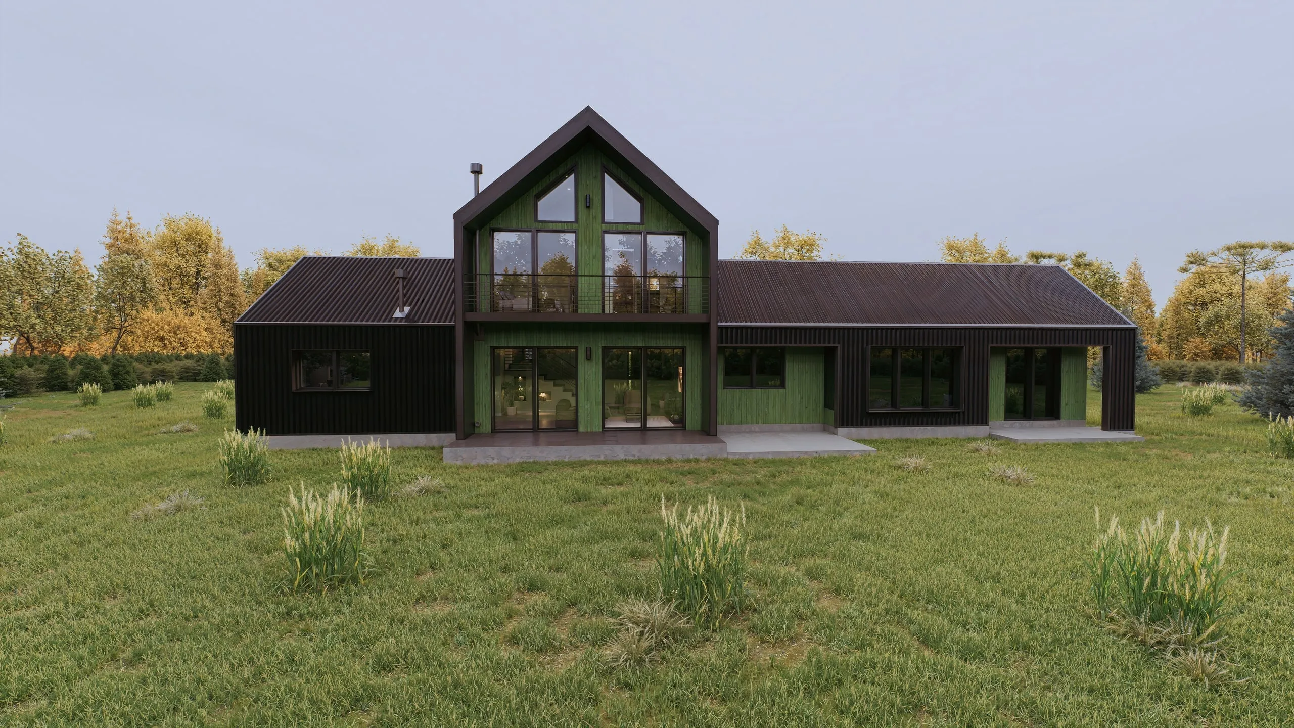 TIND-01 — fachada Verde, vista 1