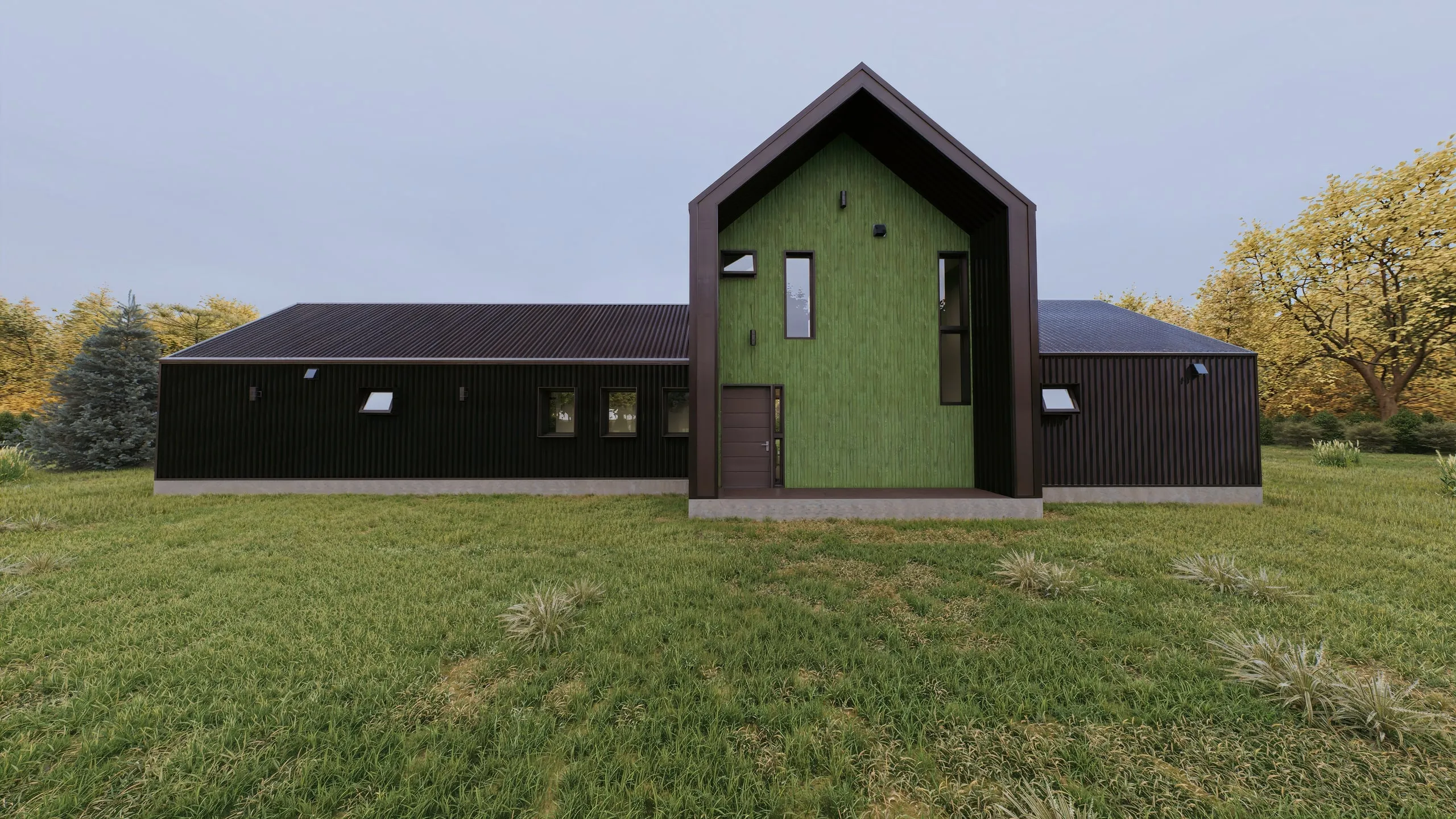 TIND-01 — fachada Verde, vista 2
